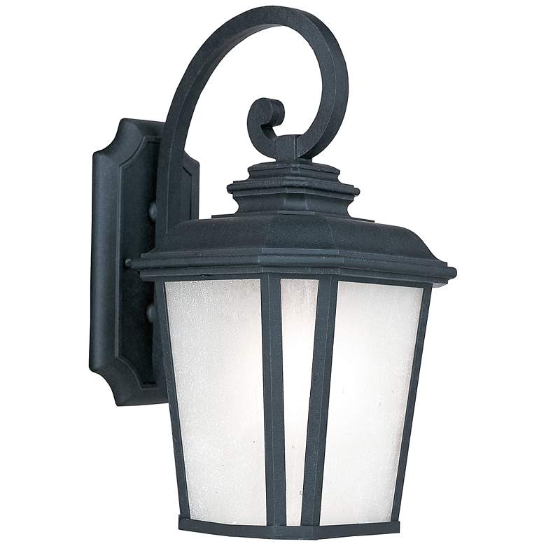 Image 1 Maxim Radcliffe 16 3/4 inch High Black Oxide Lantern Outdoor Wall Light