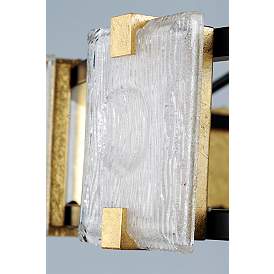 Image2 of Maxim Radiant 26 3/4" Wide Black Gold Leaf LED Ceiling Light more views