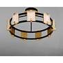 Thumbnail3 of Maxim Radiant 26 3/4" Wide Black Gold Leaf LED Ceiling Light more views