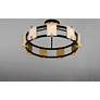 Thumbnail4 of Maxim Radiant 26 3/4" Wide Black Gold Leaf LED Ceiling Light more views