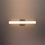 3_Maxim Rail LED 18" High Satin Nickel Wall Sconce more views