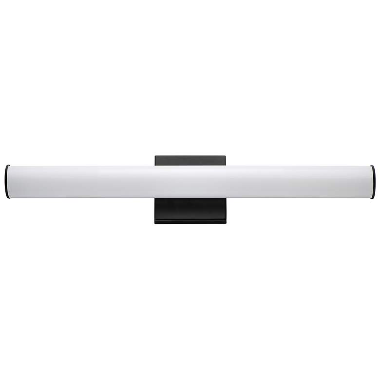 Image 2 Maxim Rail LED 24" High Black Wall Sconce