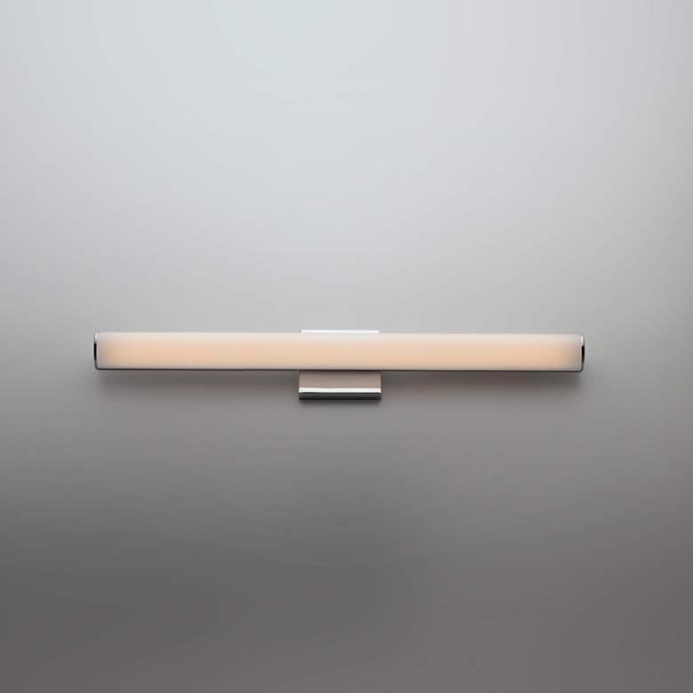 Image 1 Maxim Rail LED 24" High Polished Chrome Wall Sconce