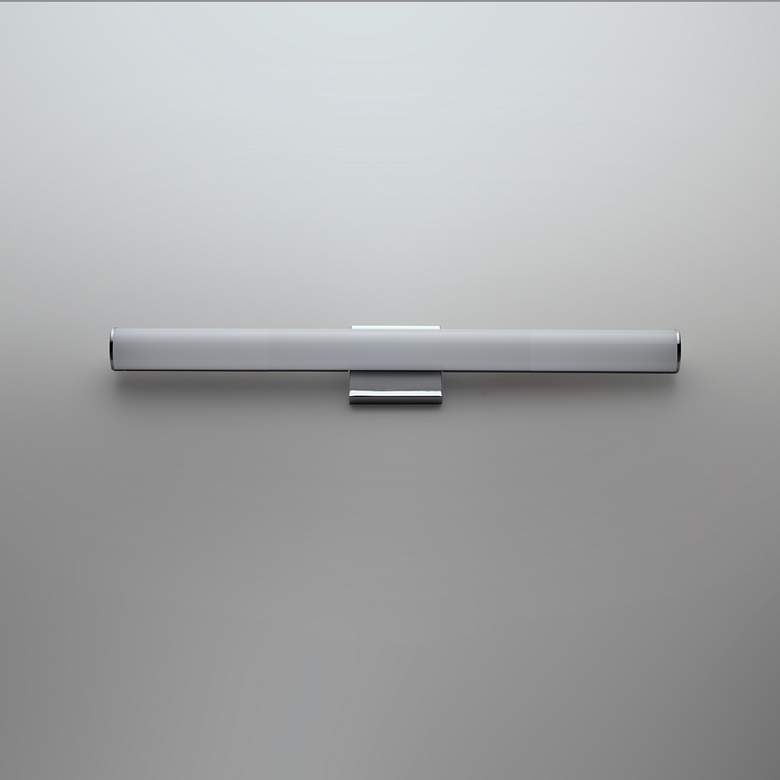 Image 3 Maxim Rail LED 24" High Polished Chrome Wall Sconce more views