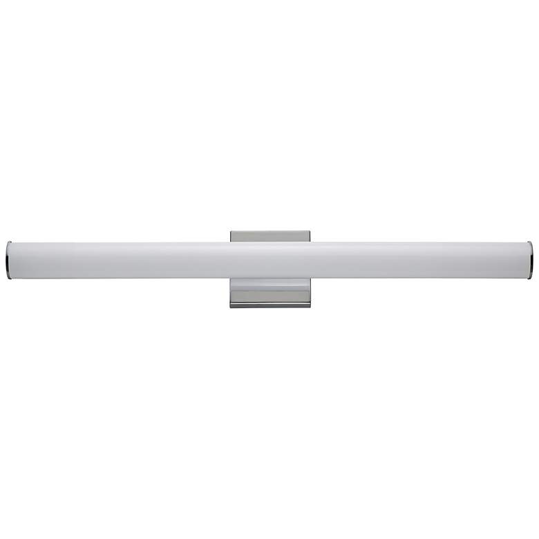 Image 2 Maxim Rail LED 30" High Polished Chrome Wall Sconce