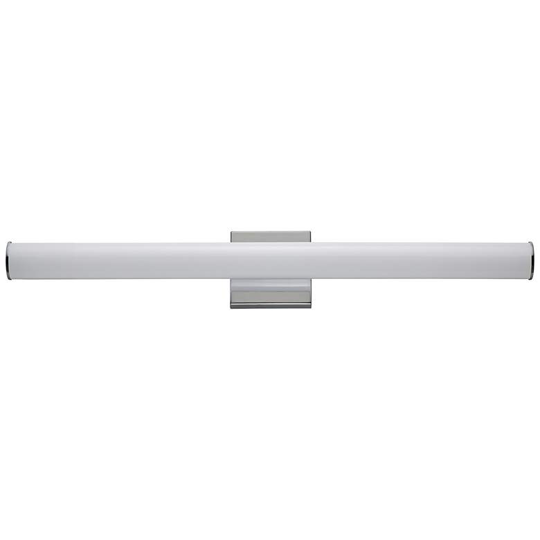 Image 1 Maxim Rail LED 30 inch High Polished Chrome Wall Sconce