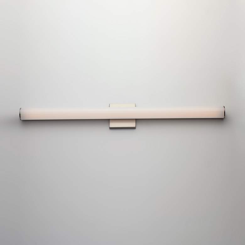 Image 3 Maxim Rail LED 30" High Polished Chrome Wall Sconce more views