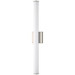 Maxim Rail LED 30" High Satin Nickel Wall Sconce