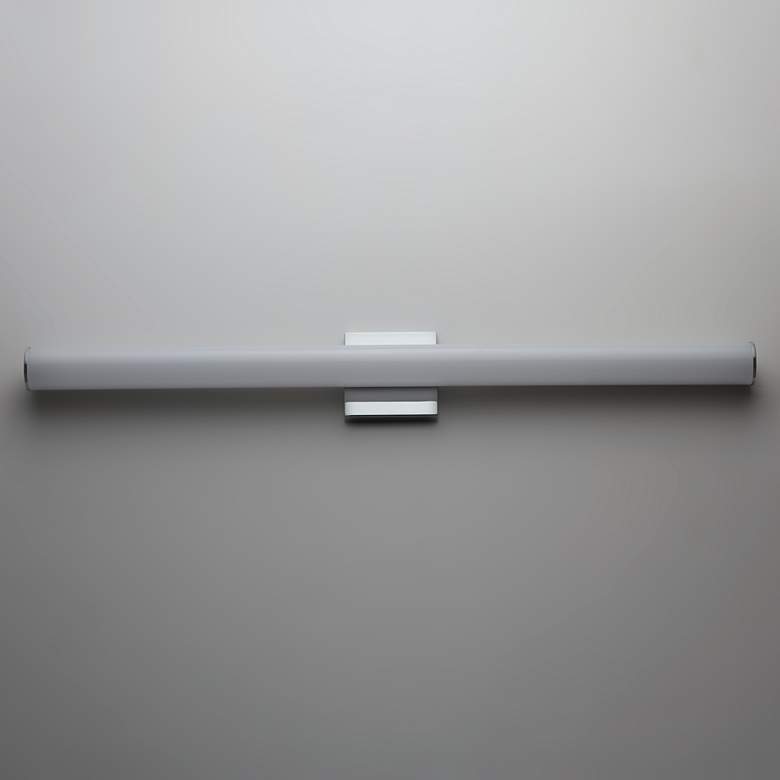 Image 4 Maxim Rail LED 36" High Polished Chrome Wall Sconce more views