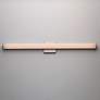 1_Maxim Rail LED 36" High Satin Nickel Wall Sconce