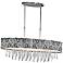 Maxim Rapture 37 3/4" Black and Nickel Island Chandelier