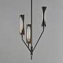 2_Maxim Regent 14" Wide Black/Antique Brass 3-Light Pendant more views