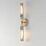 4_Maxim Regent 24" Wide Light Gray/Natural Aged Brass 2-Light Bath Vanit more views