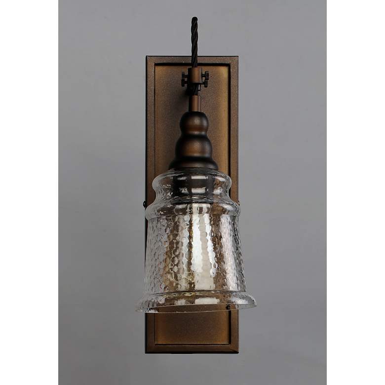 Image 2 Maxim Revival 13 1/4" High Oil-Rubbed Bronze Wall Sconce more views