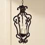 1_Maxim Richmond 11" Wide Umber Finish 3-Light Scroll Pendant Chandelier