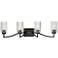 Maxim Rigata 32 1/4" Black 4-Light Bath Vanity