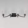 2_Maxim Rigata 32 1/4" Black 4-Light Bath Vanity more views