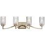 1_Maxim Rigata 32 1/4" Satin Champagne 4-Light Bath Vanity