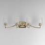 2_Maxim Rigata 32 1/4" Satin Champagne 4-Light Bath Vanity more views