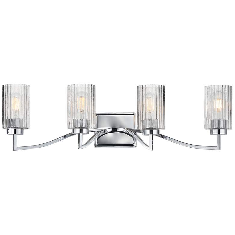 Image 1 Maxim Rigata 32 1/4" Wide Polished Nickel 4-Light Bath Vanity