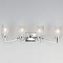 2_Maxim Rigata 32 1/4" Wide Polished Nickel 4-Light Bath Vanity more views