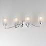 4_Maxim Rigata 32 1/4" Wide Polished Nickel 4-Light Bath Vanity more views
