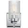 Maxim Rigata 5" Wide Polished Nickel 1-Light Wall Sconce