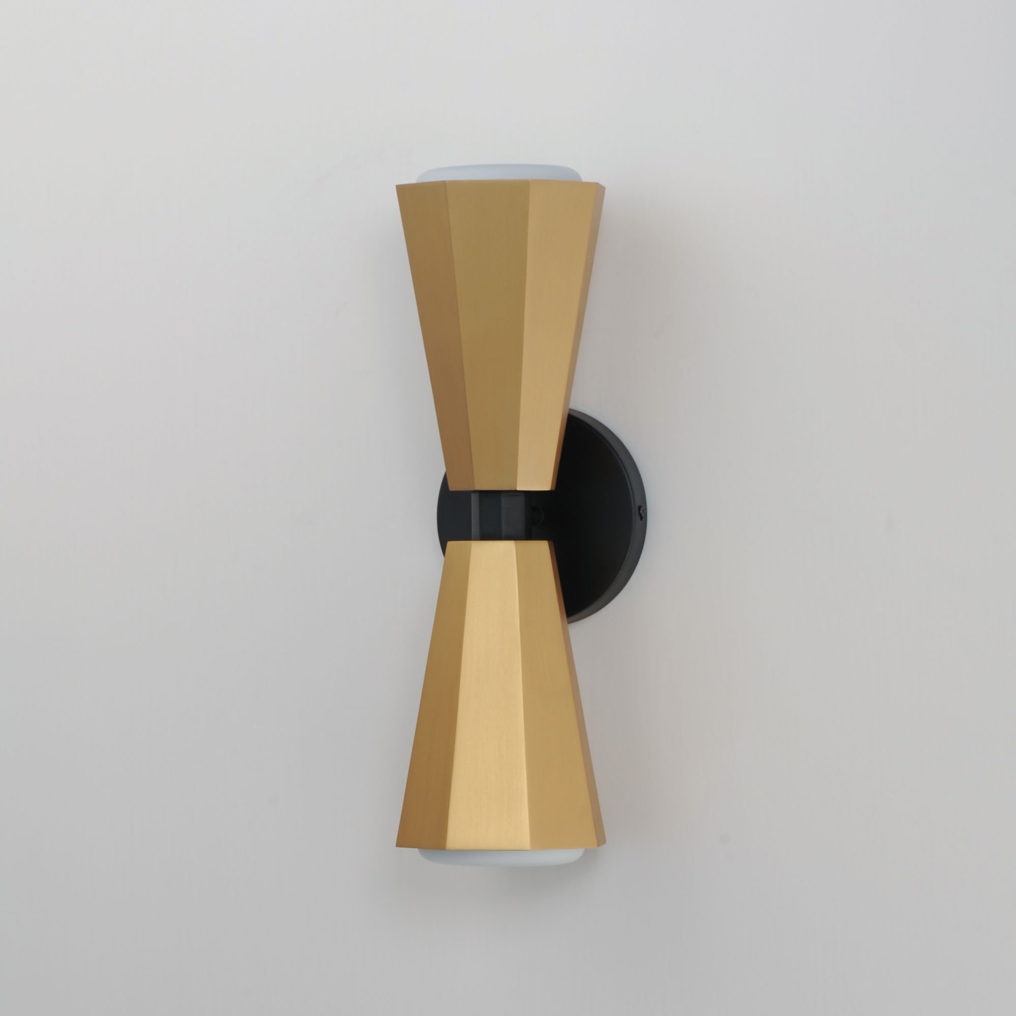 Image 4 Maxim Rizzo 16" High Black/Antique Brass 2-Light Wall Sconce more views