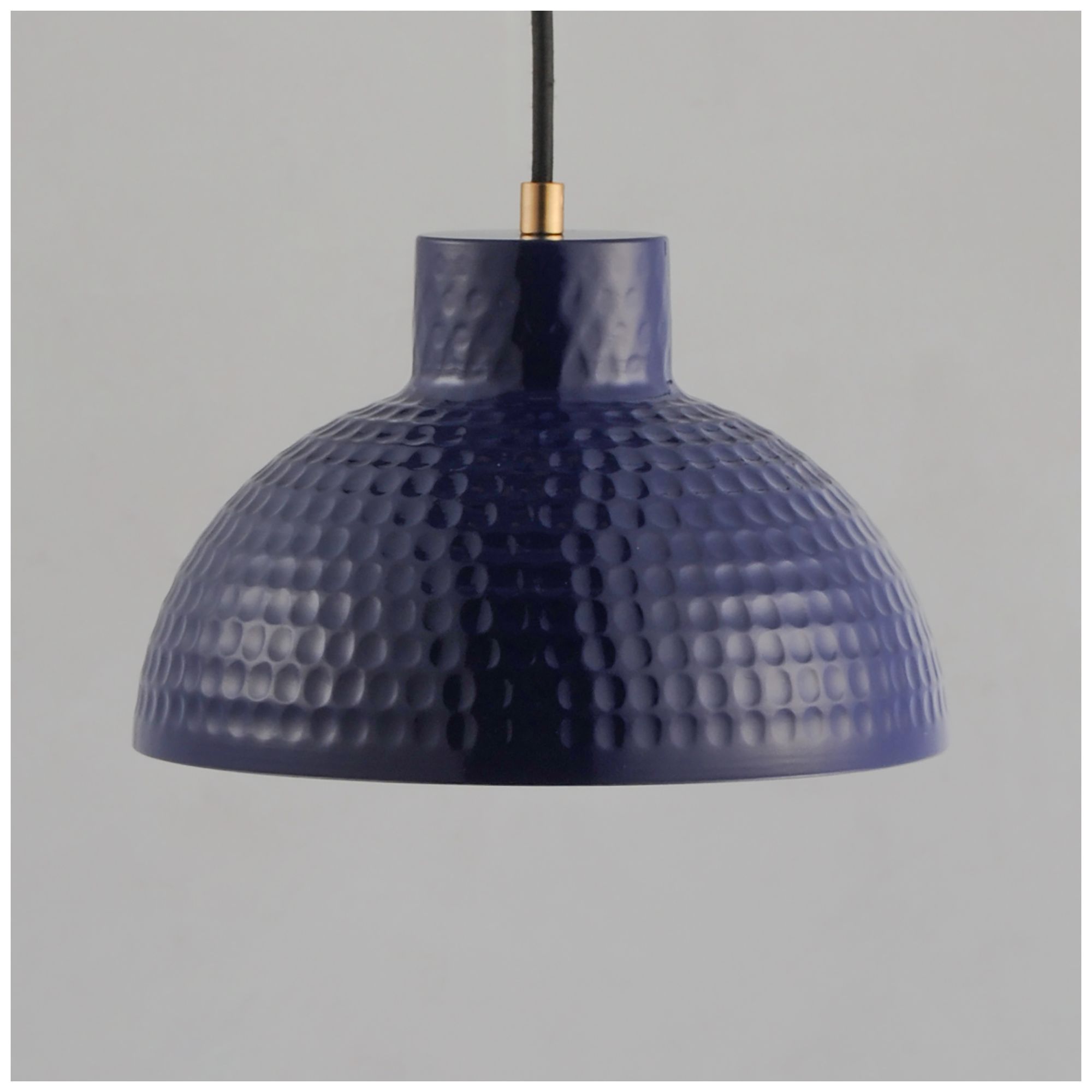 Image 4 Maxim Rockport 10" Glossy Navy Aged Brass 1-Light Pendant more views