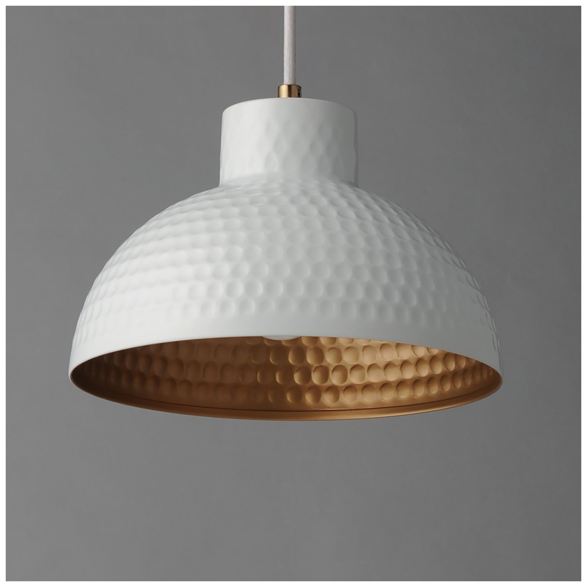 Image 2 Maxim Rockport 10" White/Natural Aged Brass 1-Light Pendant more views