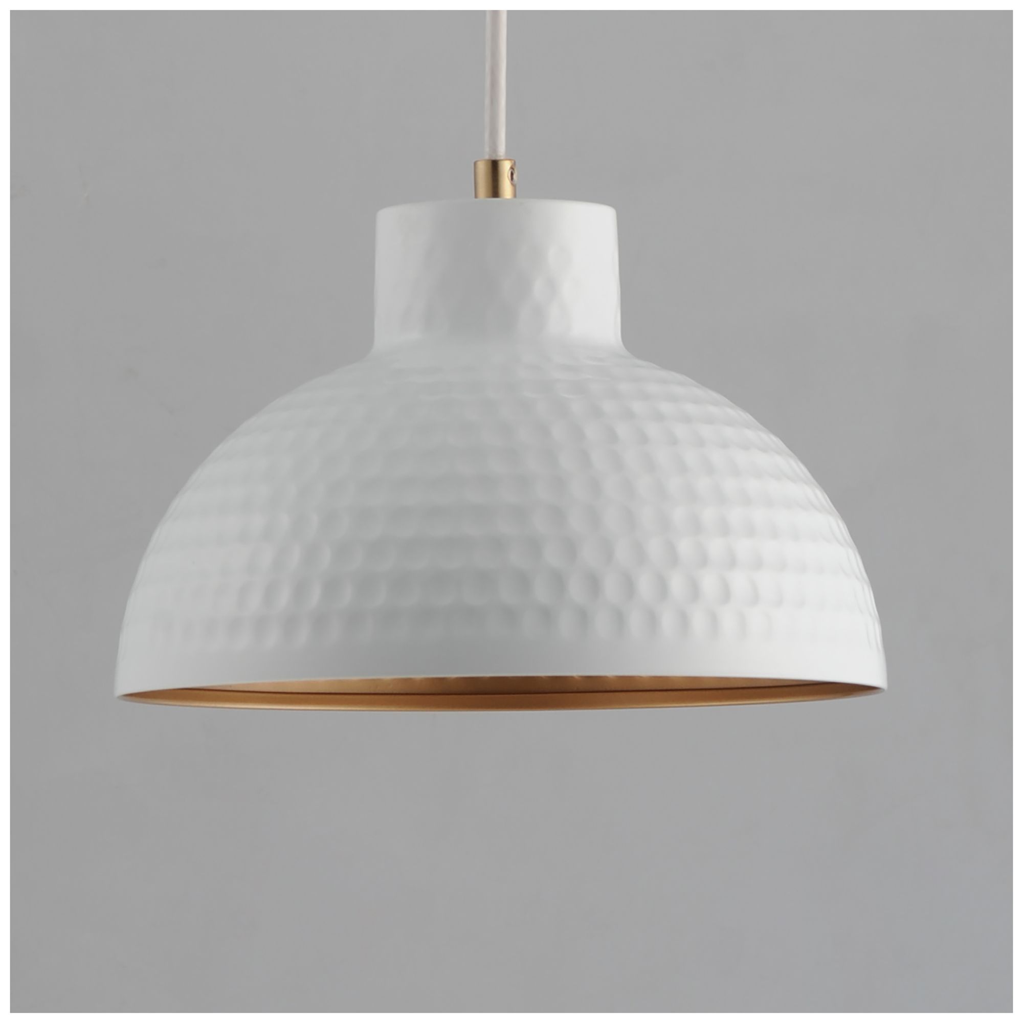 Image 4 Maxim Rockport 10" White/Natural Aged Brass 1-Light Pendant more views