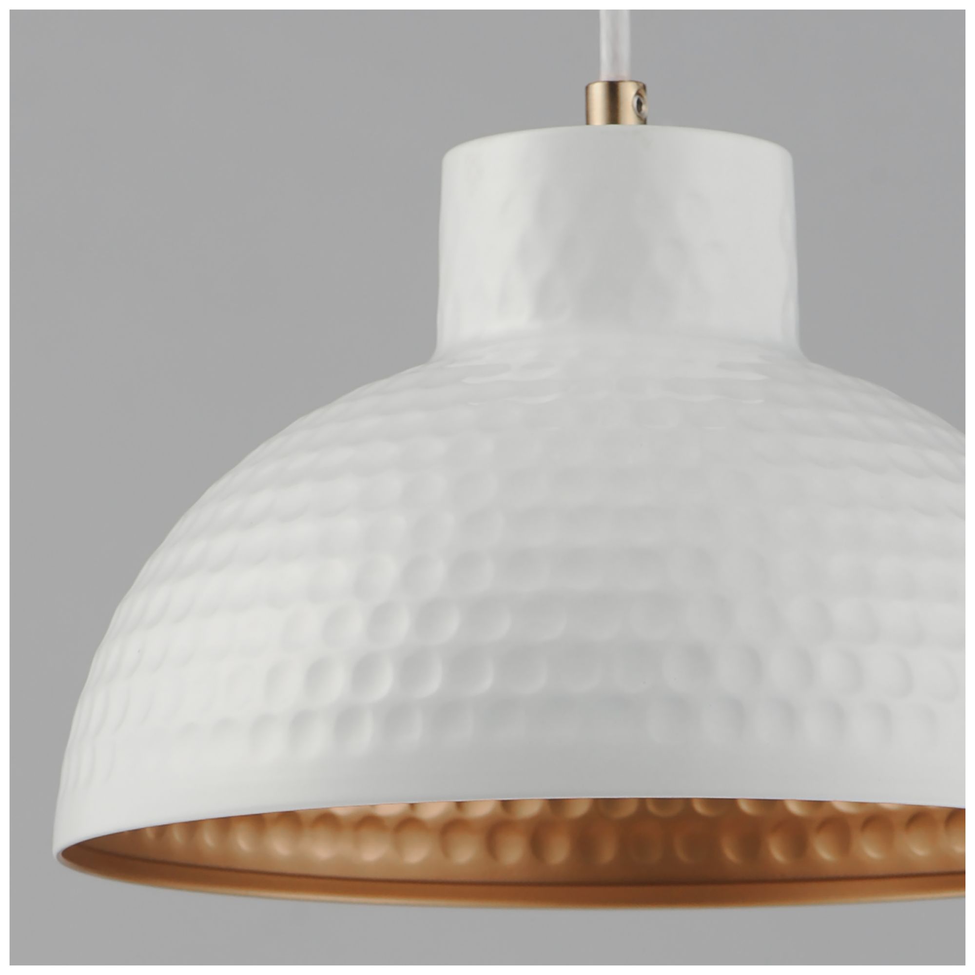 Image 5 Maxim Rockport 10" White/Natural Aged Brass 1-Light Pendant more views