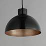 Thumbnail2 of Maxim Rockport 12" Wide Black Mini Pendant more views