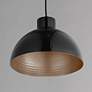 Thumbnail3 of Maxim Rockport 12" Wide Black Mini Pendant more views