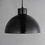 Thumbnail4 of Maxim Rockport 12" Wide Black Mini Pendant more views