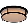 4_Maxim Rogue 13" Wide Black Drum Ceiling Light more views
