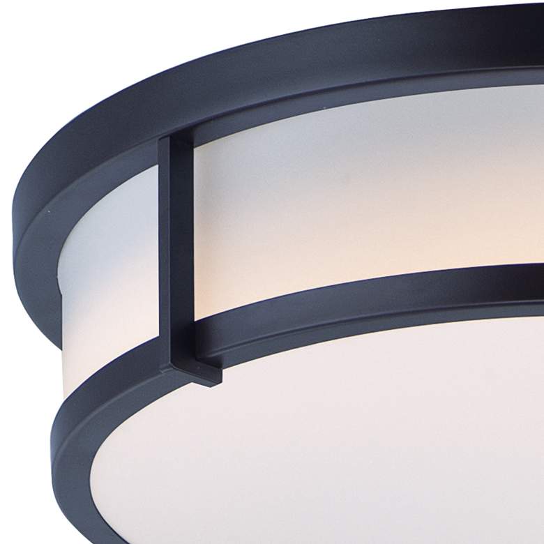 Image 2 Maxim Rogue 17 inch Wide Black Ceiling Light more views