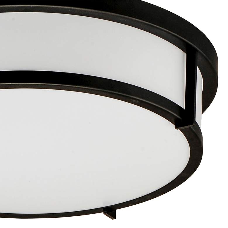 Image 4 Maxim Rogue 17 inch Wide Black Ceiling Light more views