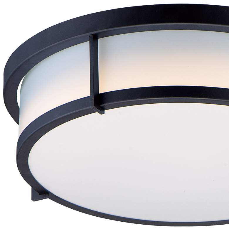 Image 3 Maxim Rogue 17 inch Wide Black LED Ceiling Light more views