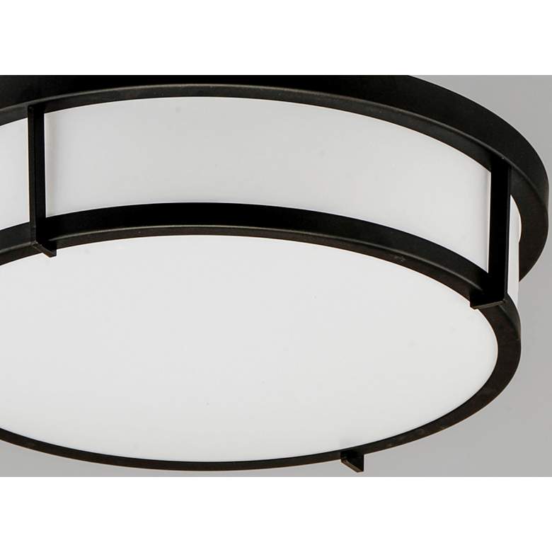Image 4 Maxim Rogue 17 inch Wide Black LED Ceiling Light more views
