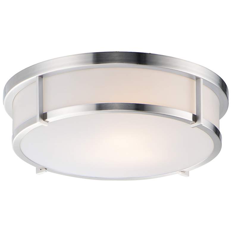 Image 2 Maxim Rogue 17" Wide Satin Nickel Ceiling Light