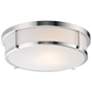2_Maxim Rogue 17" Wide Satin Nickel Ceiling Light