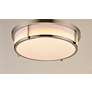3_Maxim Rogue 17" Wide Satin Nickel Ceiling Light more views