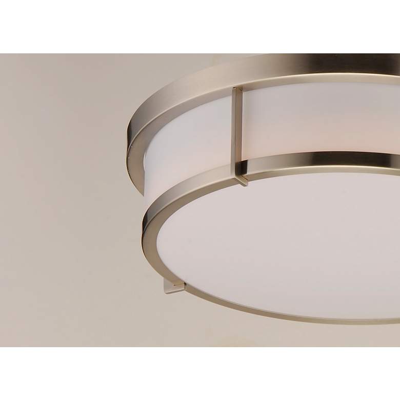 Image 5 Maxim Rogue 17" Wide Satin Nickel Ceiling Light more views
