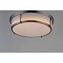 7_Maxim Rogue 17" Wide Satin Nickel Ceiling Light more views