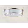 Maxim Rogue 17" Wide Satin Nickel LED Ceiling Light