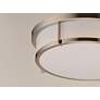 Maxim Rogue 17" Wide Satin Nickel LED Ceiling Light