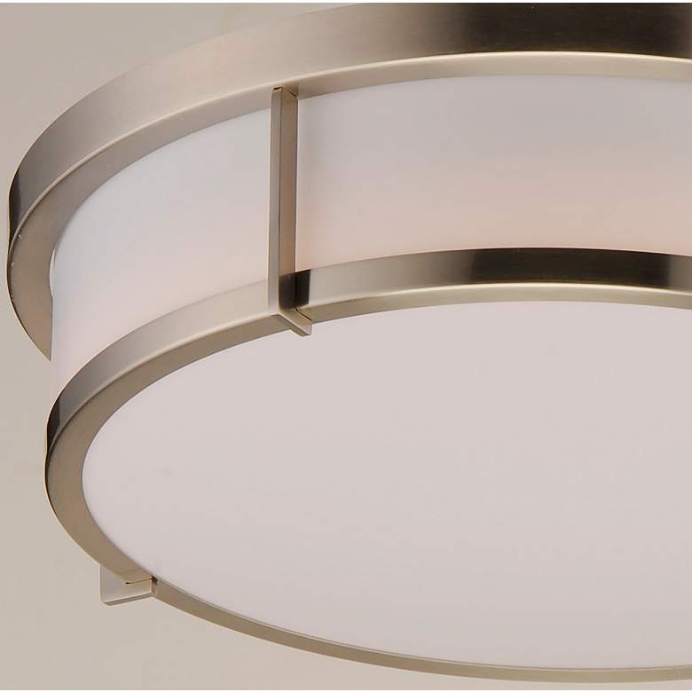 Image 5 Maxim Rogue 17 inch Wide Satin Nickel LED Ceiling Light more views