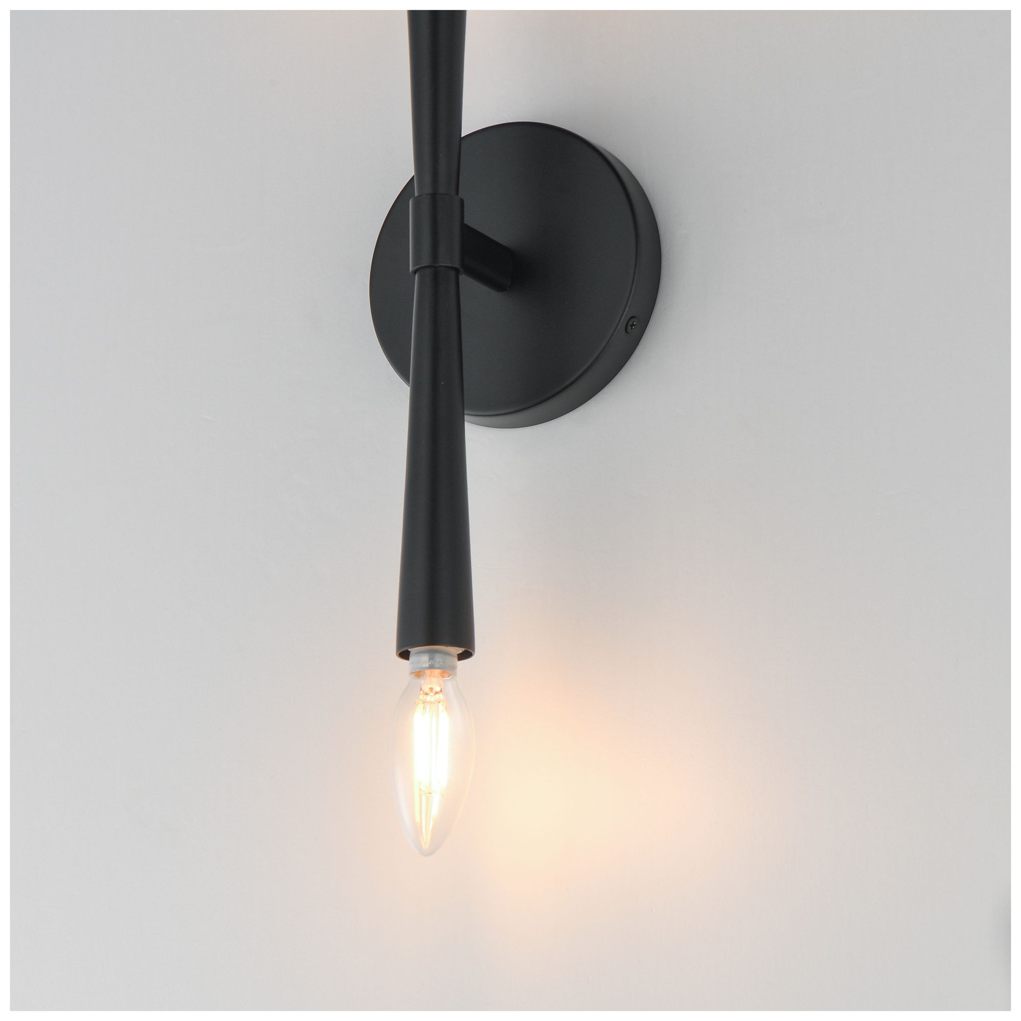 Image 6 Maxim Rome 13 1/2" High Black 2-Light Wall Sconce more views