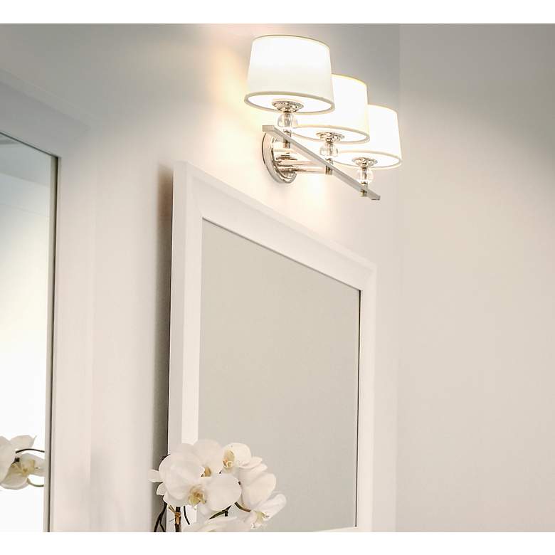 Image 4 Maxim Rondo 26 1/4" Wide Polished Nickel 3-Light Bath Light more views